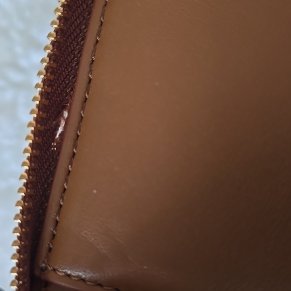 🍍🍍 LOW START Coach Signature PVC Brown Wallet Wristlet NWT - Picture 9 of 16